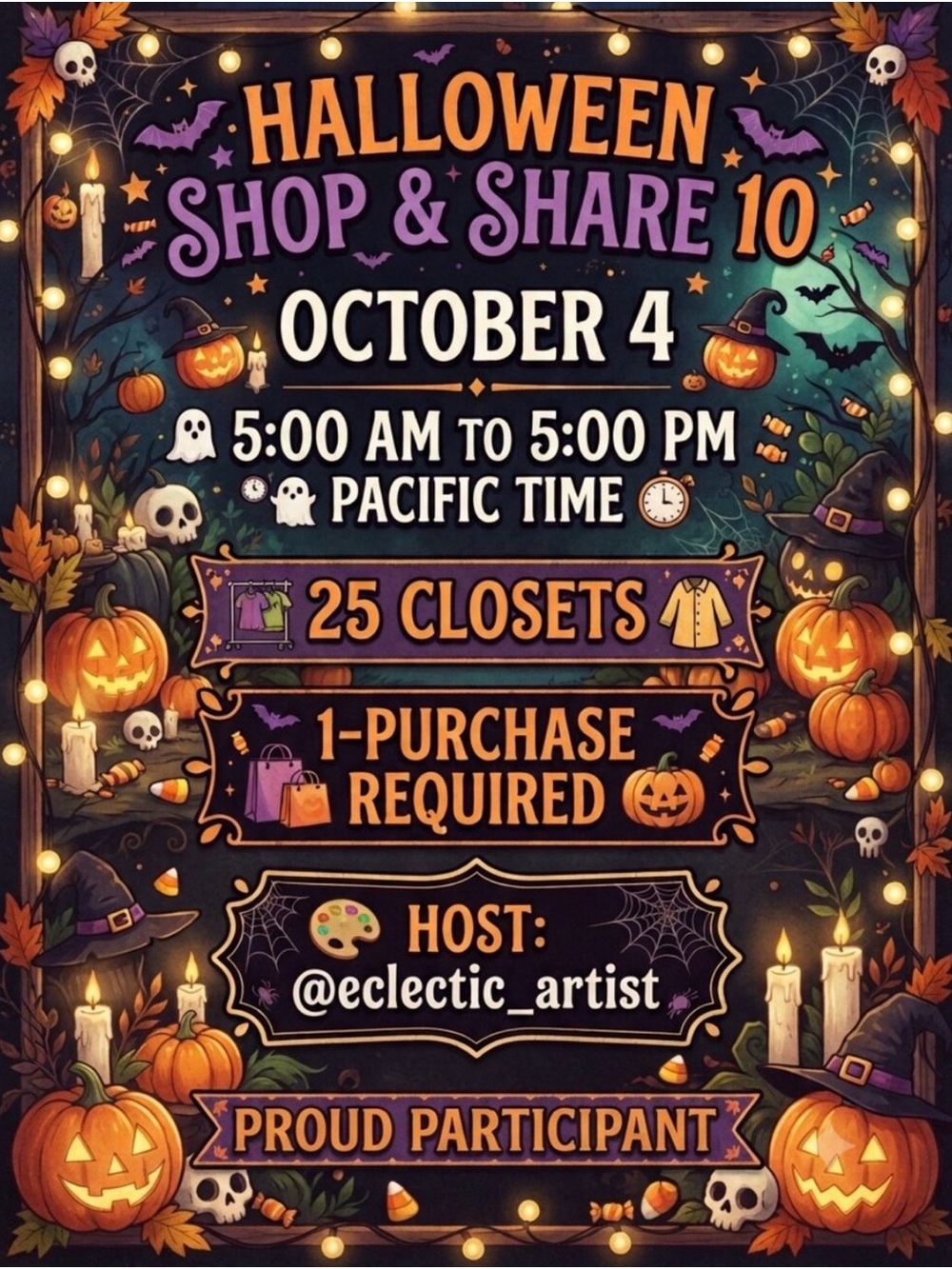 Halloween Shop & Share My Closet is #11